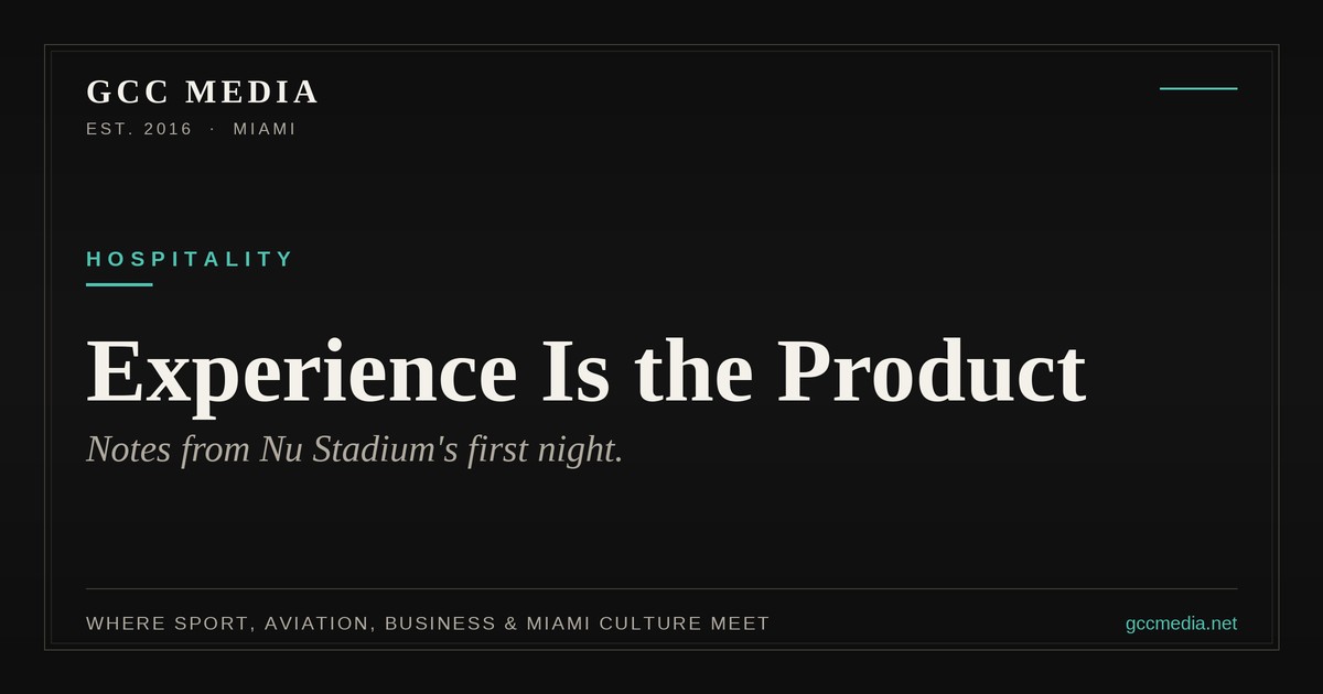Experience Is the Product